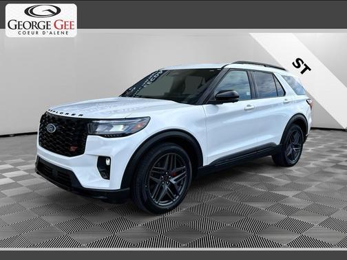 Star White Metallic Tri-Coat 2025 Ford Explorer ST