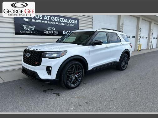 Star White Metallic Tri-Coat 2025 Ford Explorer ST