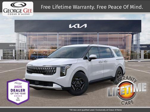 Snow White Pearl 2026 Kia Carnival LXS Passenger Van