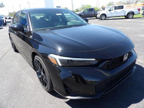 Crystal Black Pearl 2026 Honda Civic Hybrid Sport