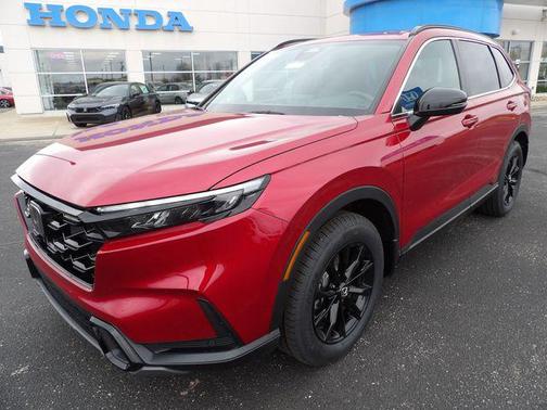 Radiant Red Metallic 2025 Honda CR-V Hybrid Sport AWD