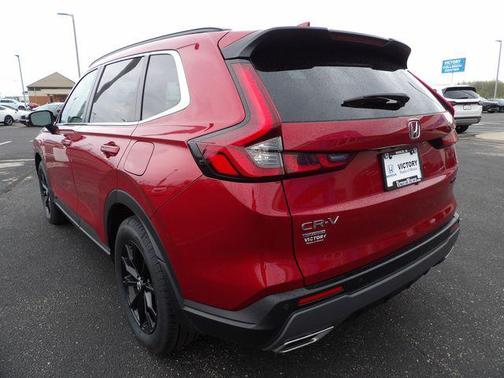 Radiant Red Metallic 2025 Honda CR-V Hybrid Sport AWD