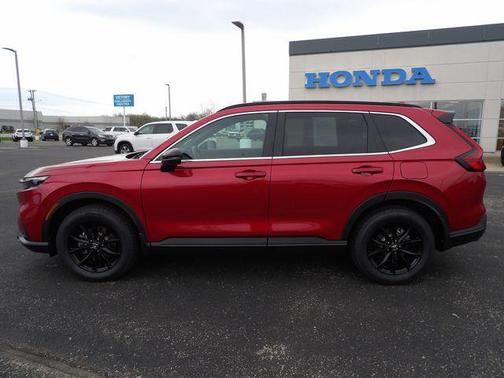 Radiant Red Metallic 2025 Honda CR-V Hybrid Sport AWD