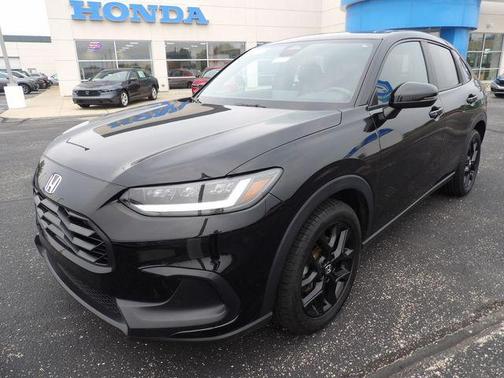 Crystal Black Pearl 2024 Honda HR-V Sport