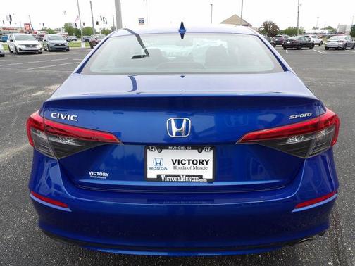 Aegean Blue Metallic 2023 Honda Civic Sport