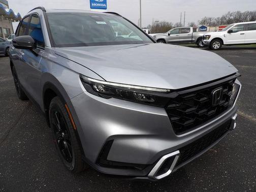 Solar Silver Metallic 2026 Honda CR-V Hybrid Sport Touring AWD