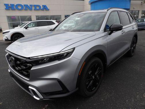 Solar Silver Metallic 2026 Honda CR-V Hybrid Sport Touring AWD