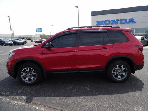 Radiant Red Metallic II 2023 Honda Passport AWD TrailSport