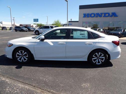 Platinum White Pearl 2026 Honda Civic LX