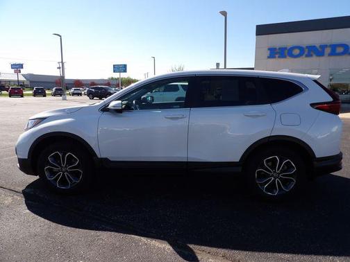 Platinum White Pearl 2021 Honda CR-V AWD EX-L