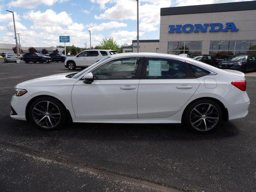 Platinum White Pearl 2024 Honda Civic Touring