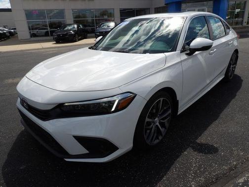 Platinum White Pearl 2024 Honda Civic Touring