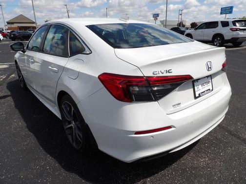 Platinum White Pearl 2024 Honda Civic Touring