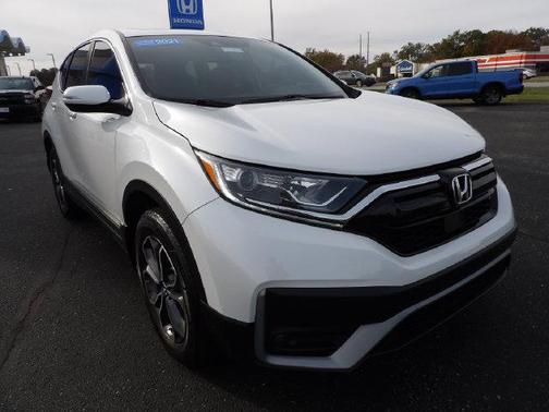 Platinum White Pearl 2021 Honda CR-V AWD EX-L