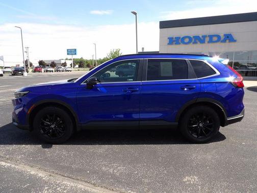 Blue 2024 Honda CR-V Hybrid Sport AWD