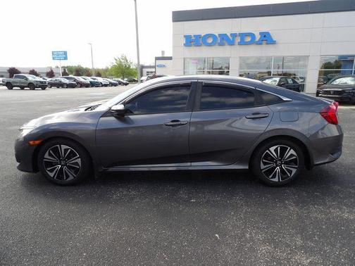 Modern Steel Metallic 2018 Honda Civic EX-T