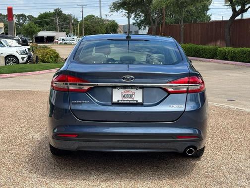 Blue 2018 Ford Fusion Hybrid S
