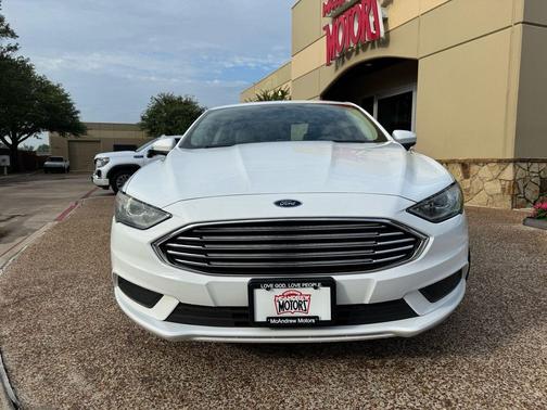 Oxford White 2018 Ford Fusion Hybrid S