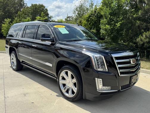 Black 2017 Cadillac Escalade ESV Premium Luxury