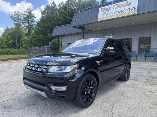Black 2017 Land Rover Range Rover Sport 3.0L Supercharged HSE