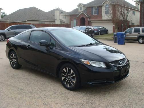 Crystal Black Pearl 2013 Honda Civic 2dr Auto EX