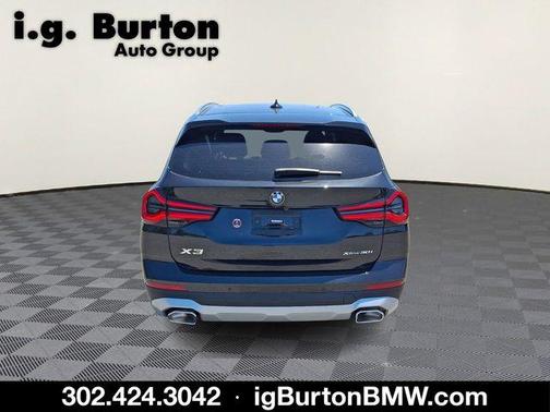 Black Sapphire Metallic 2023 BMW X3 xDrive30i