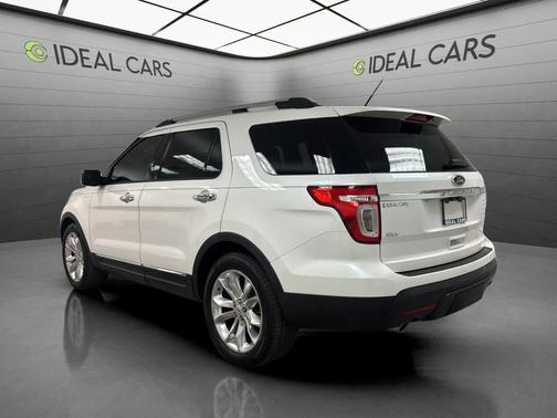 White Platinum Metallic Tri-Coat 2013 Ford Explorer XLT