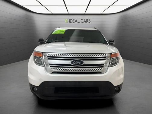White Platinum Metallic Tri-Coat 2013 Ford Explorer XLT