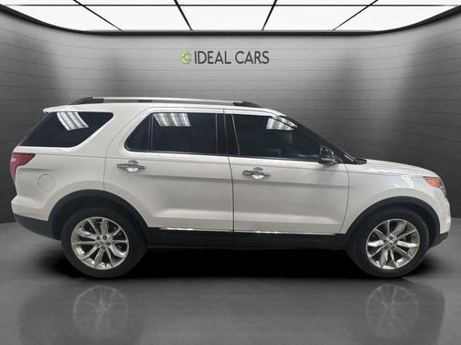 White Platinum Metallic Tri-Coat 2013 Ford Explorer XLT
