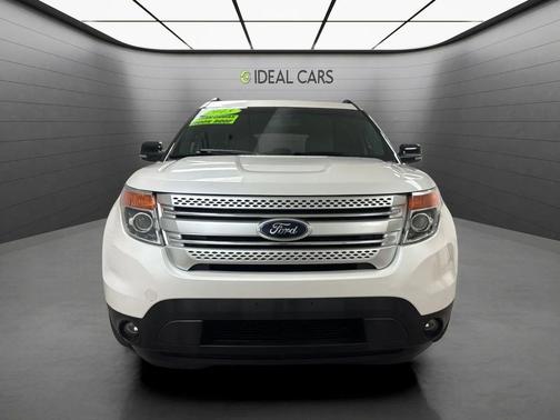 White Platinum Metallic Tri-Coat 2013 Ford Explorer XLT