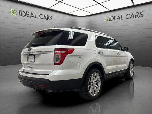 White Platinum Metallic Tri-Coat 2013 Ford Explorer XLT