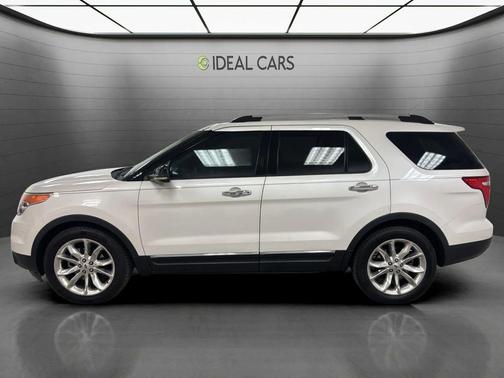 White Platinum Metallic Tri-Coat 2013 Ford Explorer XLT