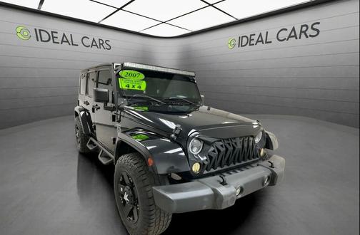 Black Clearcoat 2007 Jeep Wrangler Unlimited Sahara