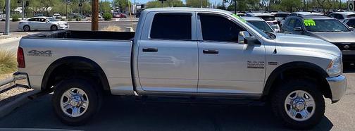 Bright Silver Metallic Clearcoat 2018 RAM 2500 Tradesman Crew Cab 4x4 6'4' Box
