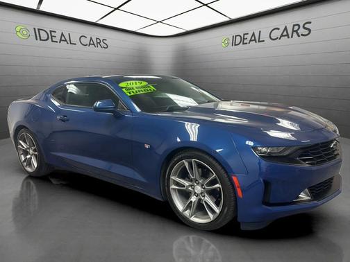 Riverside Blue Metallic 2019 Chevrolet Camaro 1LT