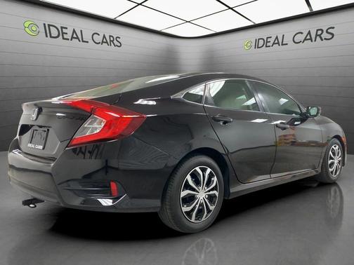 Crystal Black Pearl 2017 Honda Civic LX