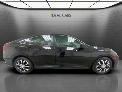 Crystal Black Pearl 2017 Honda Civic LX