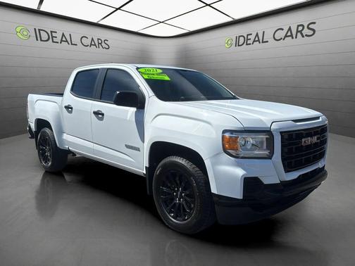 Summit White 2021 GMC Canyon Elevation Standard