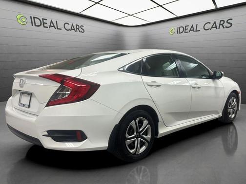 Taffeta White 2017 Honda Civic LX