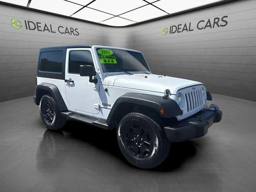 Bright White Clearcoat 2015 Jeep Wrangler Sport