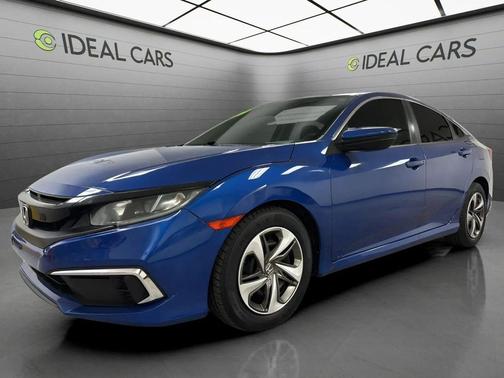 Blue 2019 Honda Civic LX