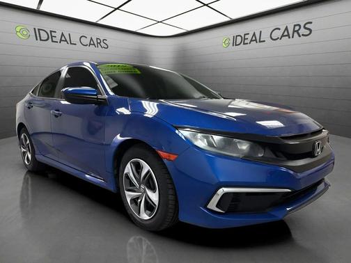 Blue 2019 Honda Civic LX