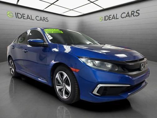 Blue 2019 Honda Civic LX