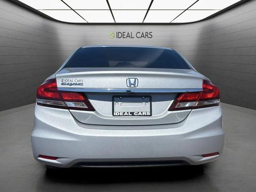 Alabaster Silver Metallic 2013 Honda Civic LX