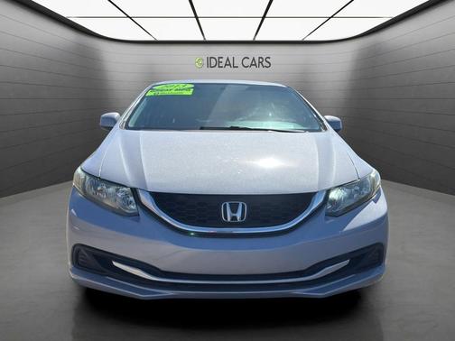 Alabaster Silver Metallic 2013 Honda Civic LX