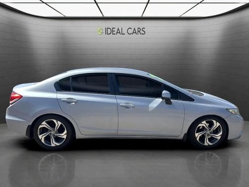 Alabaster Silver Metallic 2013 Honda Civic LX