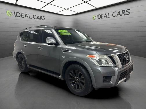 Gun Metallic 2018 Nissan Armada Platinum