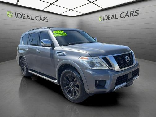 Gun Metallic 2018 Nissan Armada Platinum