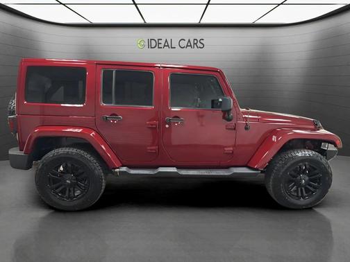 Deep Cherry Red Crystal Pearlcoat 2013 Jeep Wrangler Unlimited Sahara