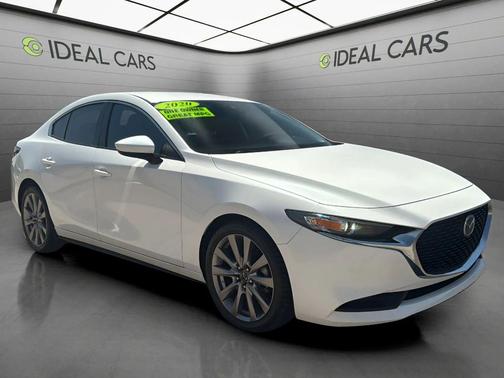 Snowflake White Pearl Mica 2020 Mazda Mazda3 FWD w/Select Package
